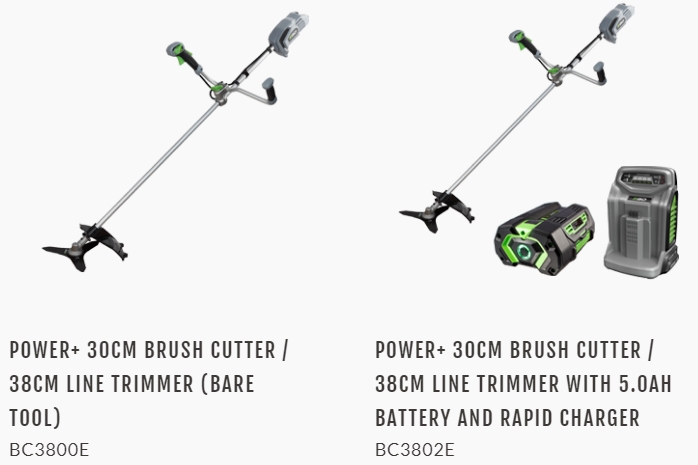 3800-2 EGO 30CM BRUSH CUTTER / 38CM LINE TRIMMER BC3800E