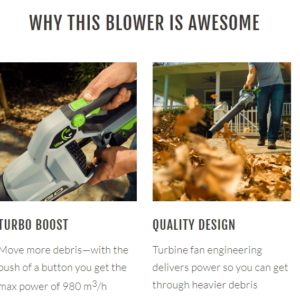EGO 30CM BRUSH CUTTER / 38CM LINE TRIMMER BC3800E