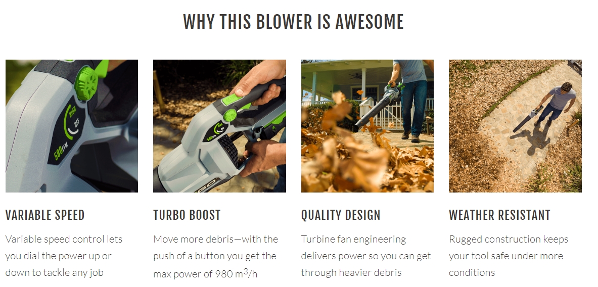 5804 EGO 30CM BRUSH CUTTER / 38CM LINE TRIMMER BC3800E