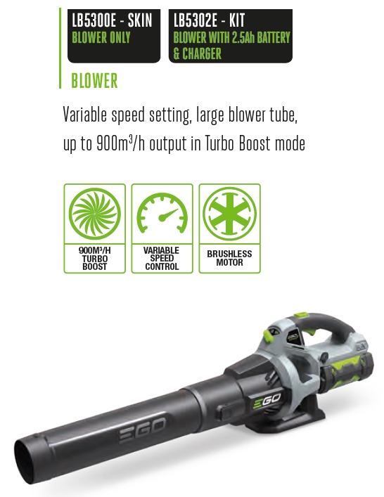 LB5300 EGO 900M3/H BLOWER LB5300E